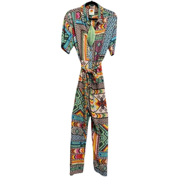 FARM Rio Multicolor Patterned Jumpsuit - Picture 6 of 7